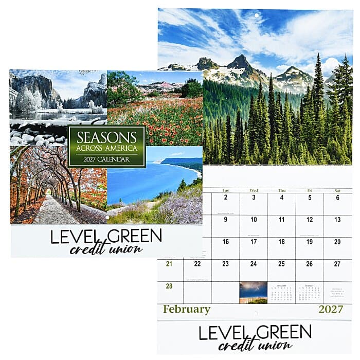 Seasons Across America Calendar - Stapled