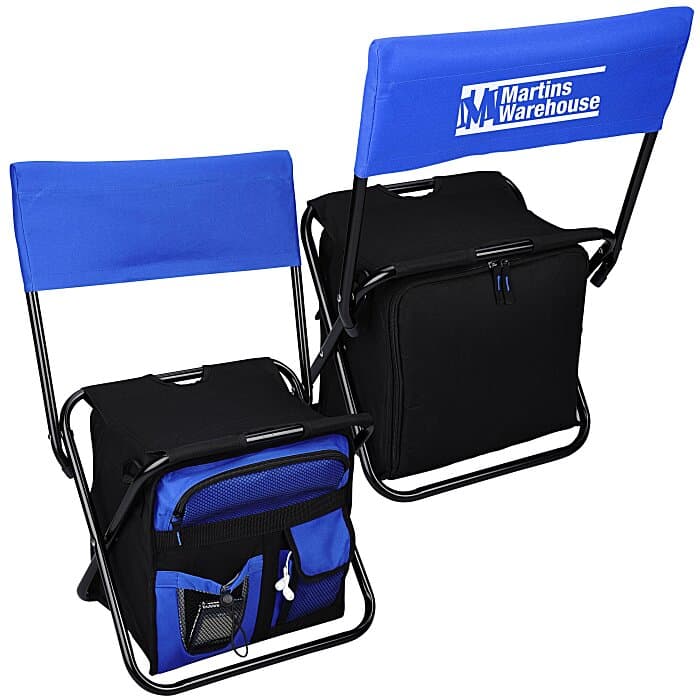 24-Can Cooler Chair with Back Rest