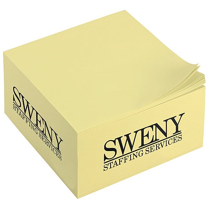 Post-it® Cubes - 4 inches x 4 inches x 2 inches - Colors