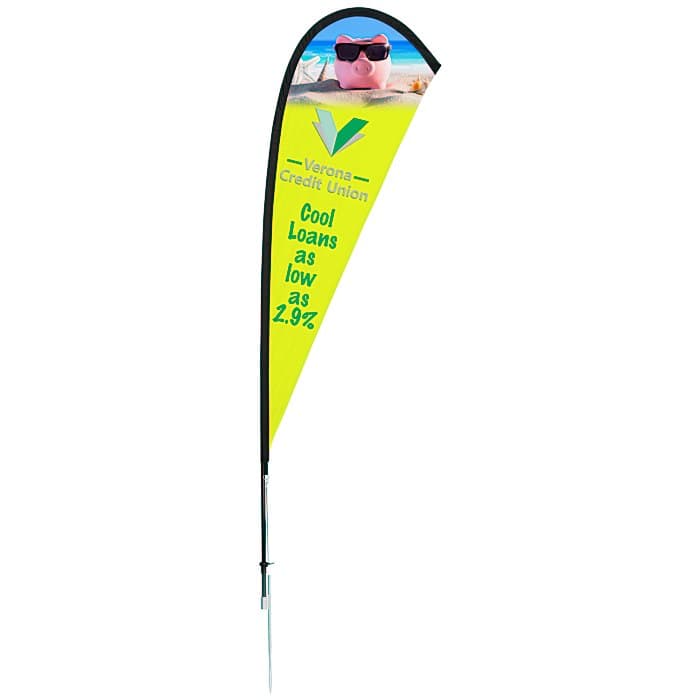 Outdoor Sail Sign - 8' - One Sided