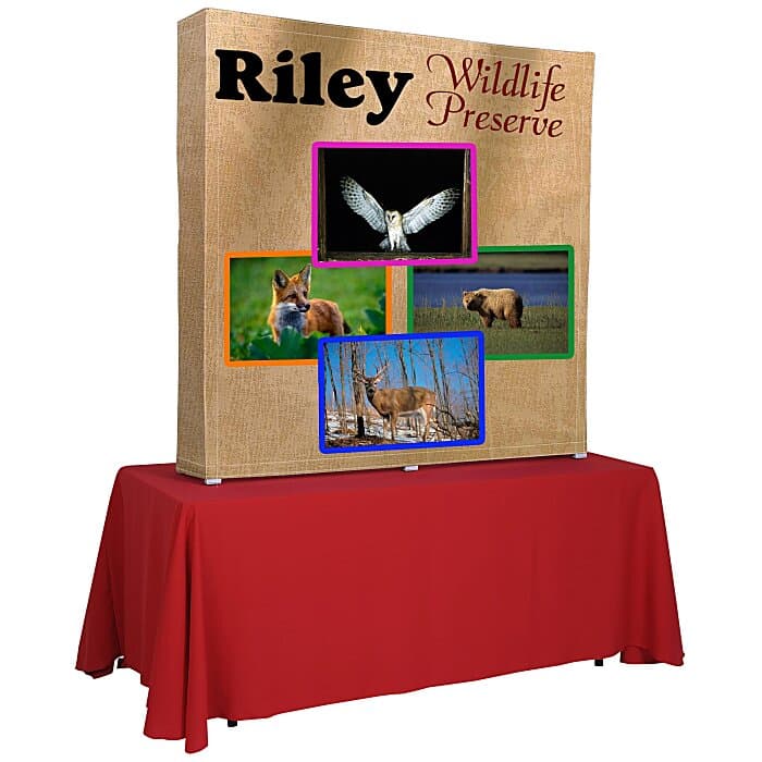 Splash Tabletop Display - 5 feet - Wrap Graphics