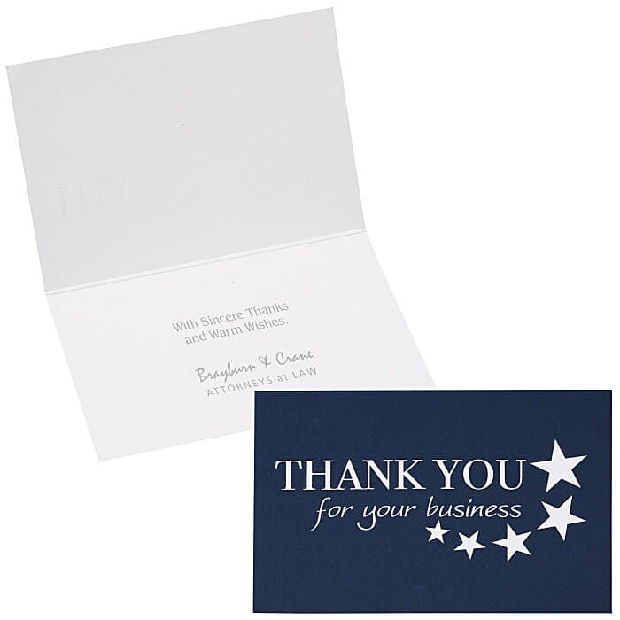 Thank You for Your Business Note Card