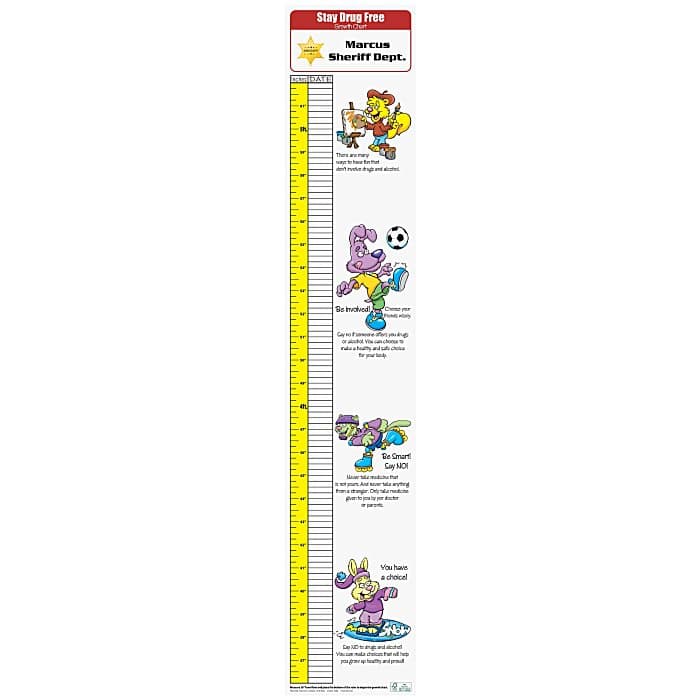 Stay Drug Free Growth Chart