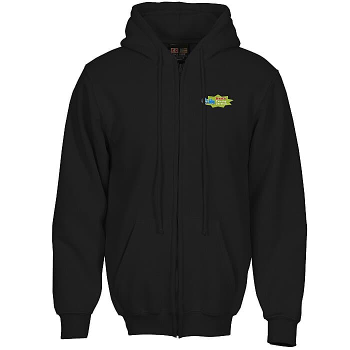 Bayside Full-Zip Hoodie - Embroidered
