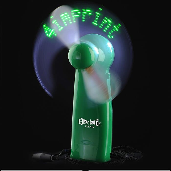 Pre-Programmed Message Fan