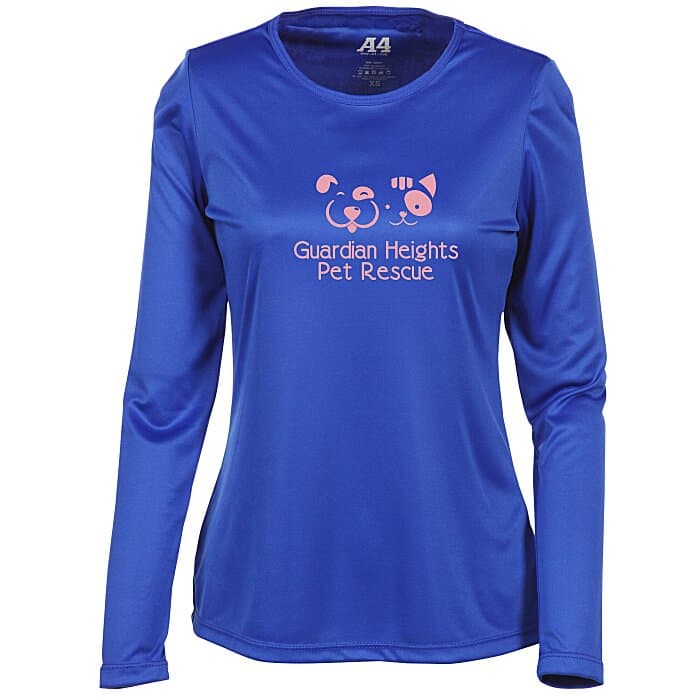 A4 Cooling Performance LS Tee - Ladies' - Screen
