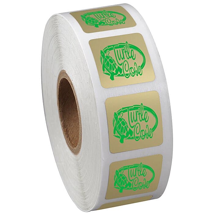 Sticker by the Roll - Square - 3/4 inches x 3/4 inches