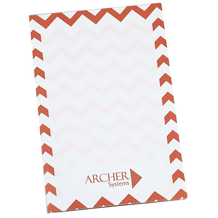 Scratch Pad - 6 inches x 4 inches - Chevron - 25 Sheet