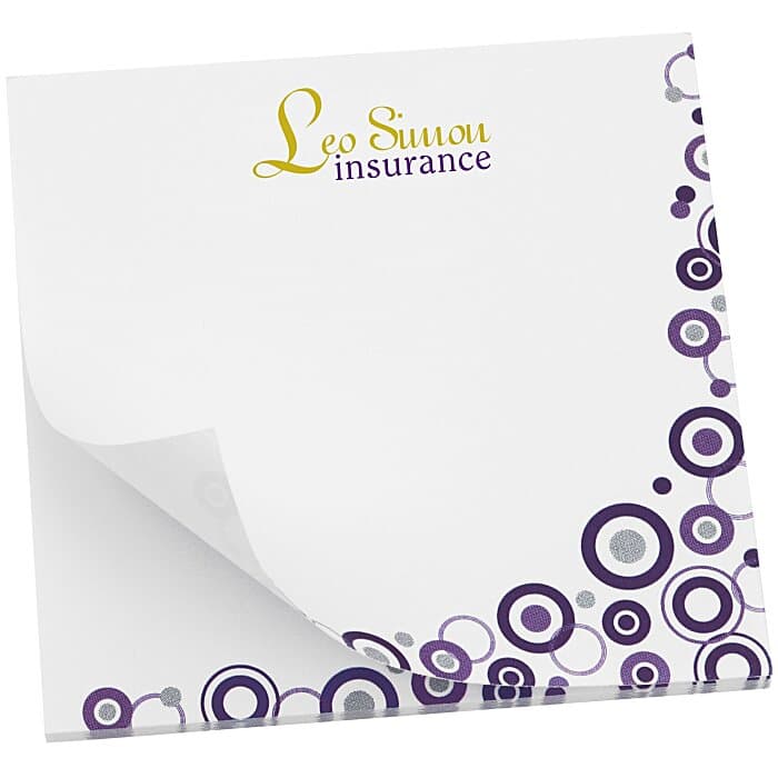 Souvenir Designer Sticky Note - 3 inches x 3 inches - Dots - 25 Sheet