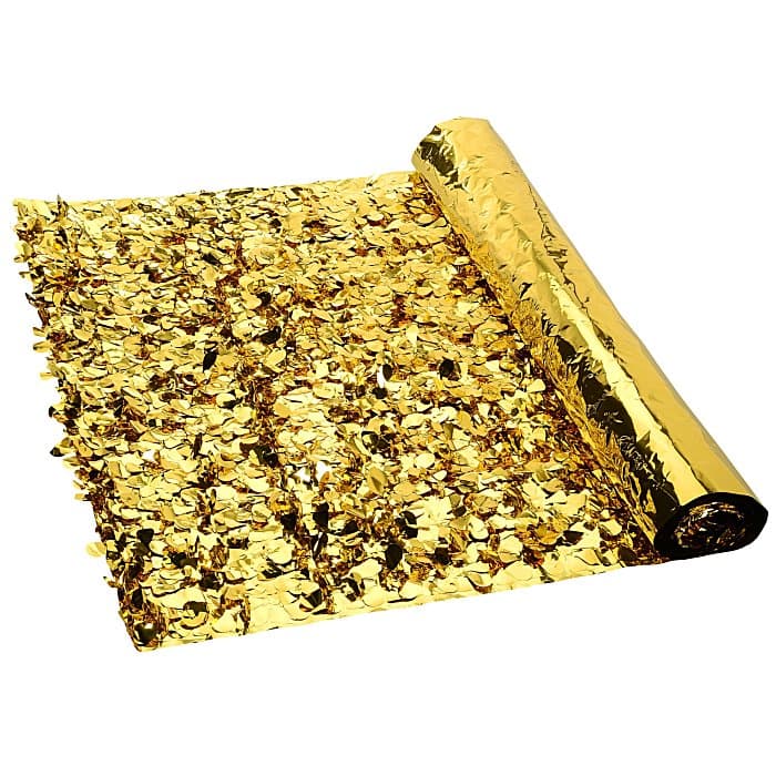 Metallic Floral Sheeting Roll - 36 inches x 10 yds