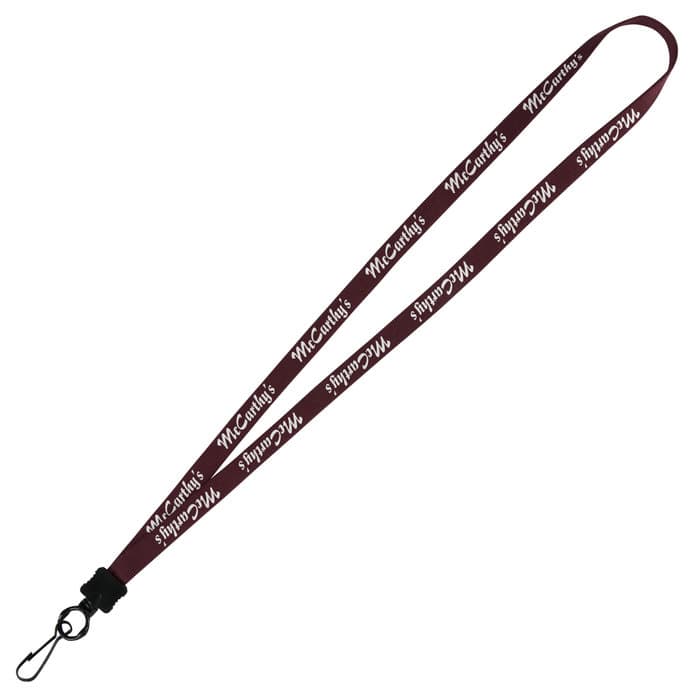 Lanyard - 5/8 inches - 34 inches - Metal Swivel Snap Hook