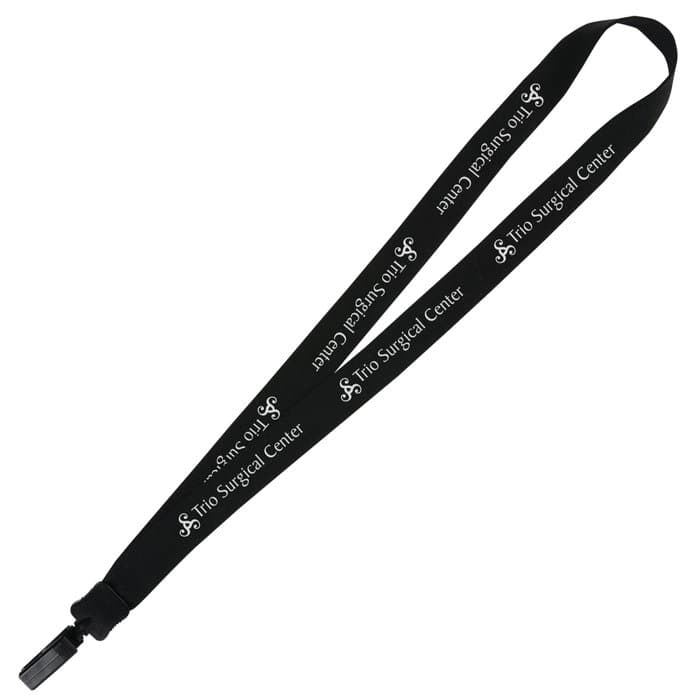 Big Lanyard - 7/8 inches - 34 inches - Plastic Bulldog Clip