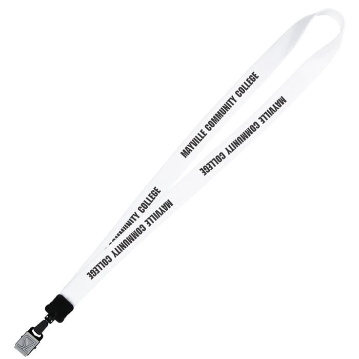 Big Lanyard - 7/8 inches - 34 inches - Large Metal Bulldog Clip