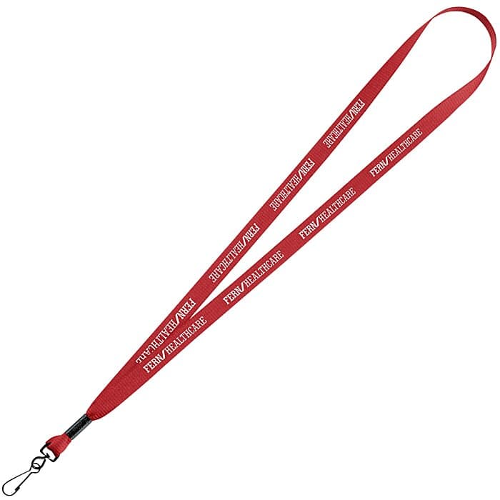 Economy Lanyard - 1/2 inch - Metal Swivel Snap Hook