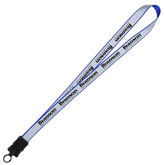 Reflective Lanyard - 3/4 inch - 32 inches - Snap Buckle Release