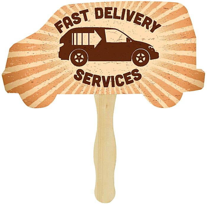 Hand Fan - Truck - Full Color