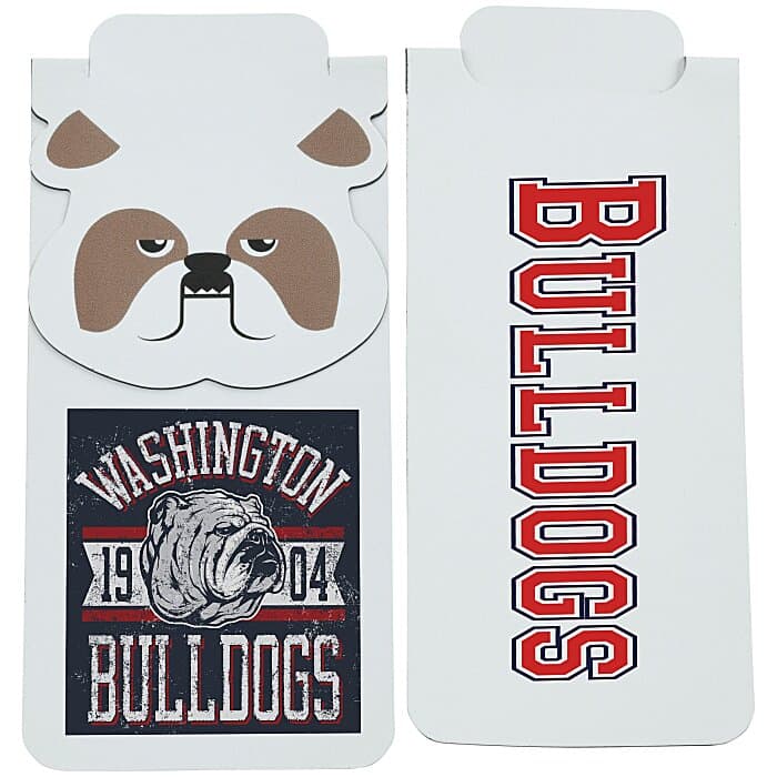 Paws and Claws Magnetic Bookmark - Bulldog