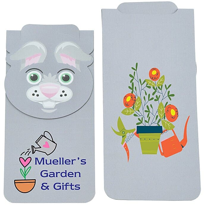 Paws and Claws Magnetic Bookmark - Bunny