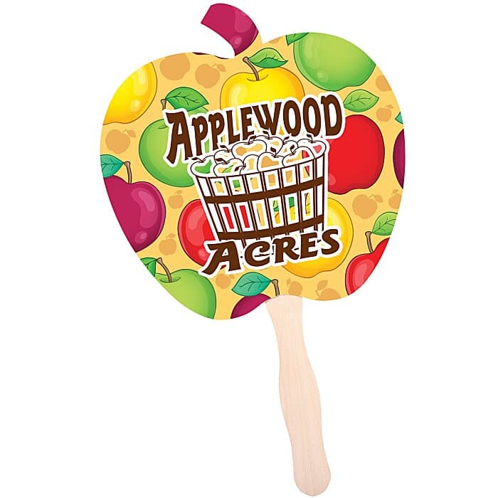 Hand Fan - Apple - Full Color