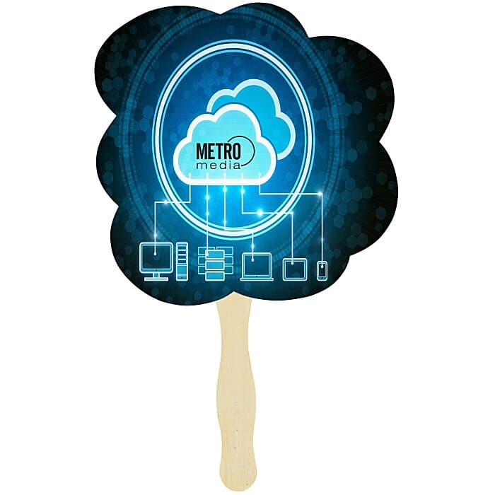 Hand Fan - Cloud - Full Color