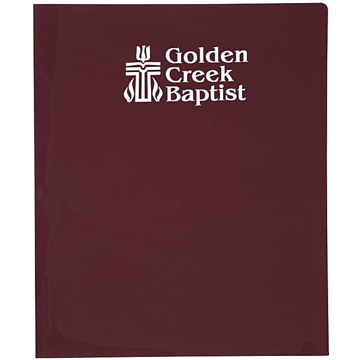 Twin Pocket Poly Presentation Folder - Opaque