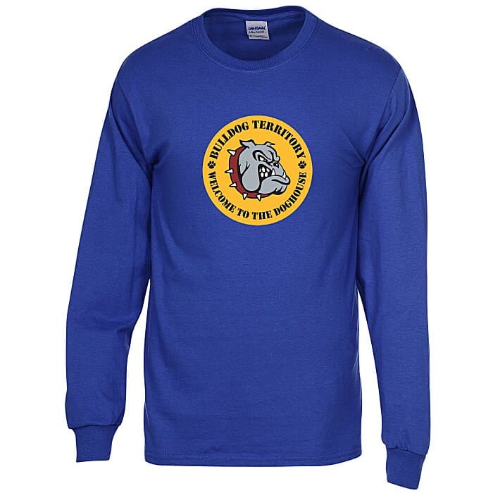 Gildan 6-oz Ultra Cotton LS T-Shirt - Men's - Full Color - Colors