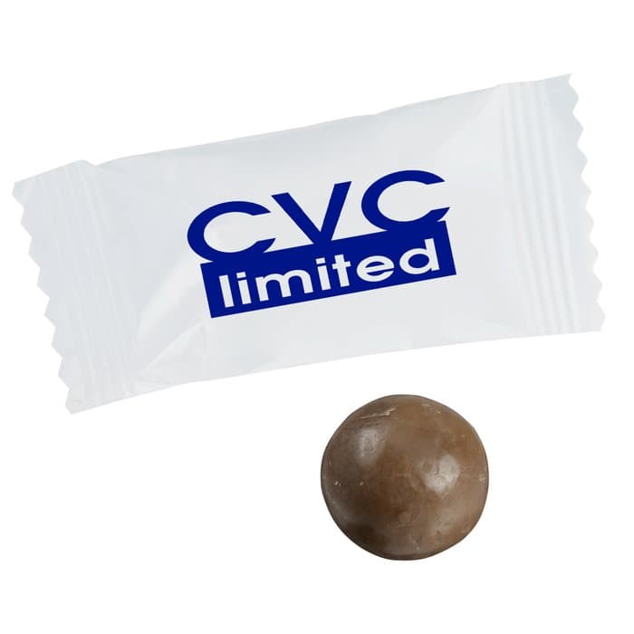 Chocolate Caramel Bites - White Wrapper
