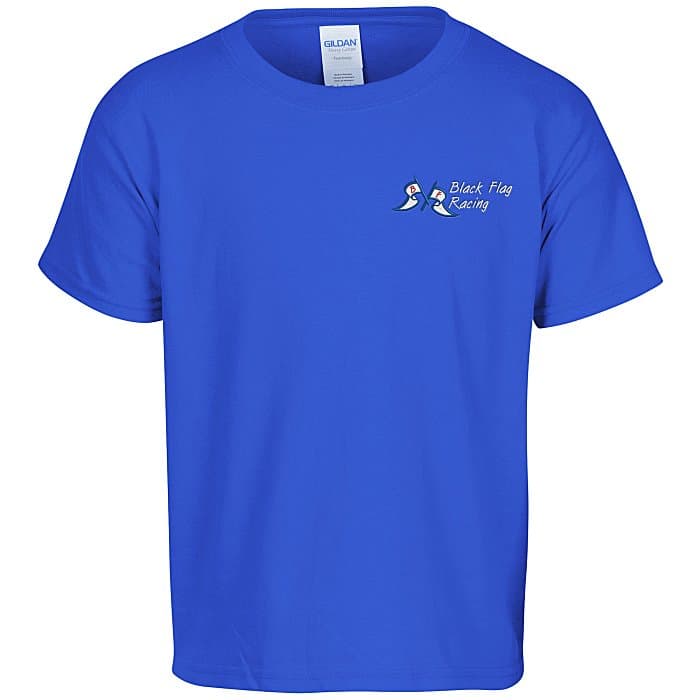 Gildan 5.3-oz Cotton T-Shirt - Youth - Embroidered