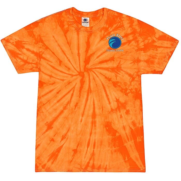 Tie-Dye T-Shirt - Tonal Spider - Embroidered