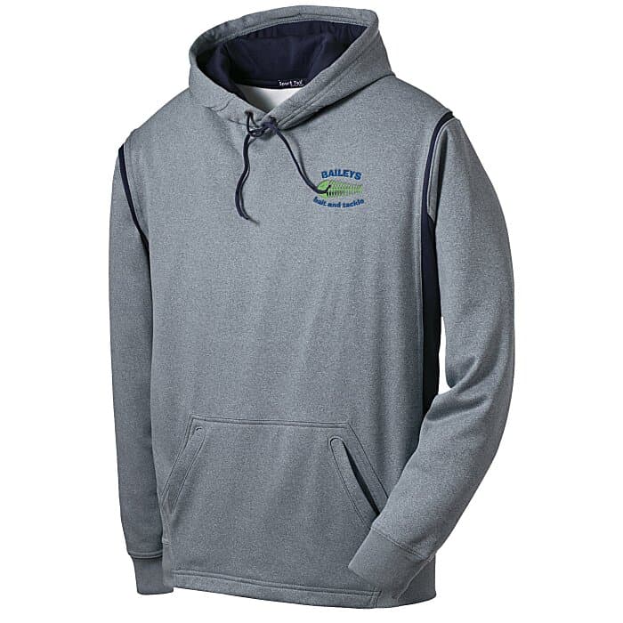 Tech Fleece Hooded Sweatshirt - Heathered - Embroidered