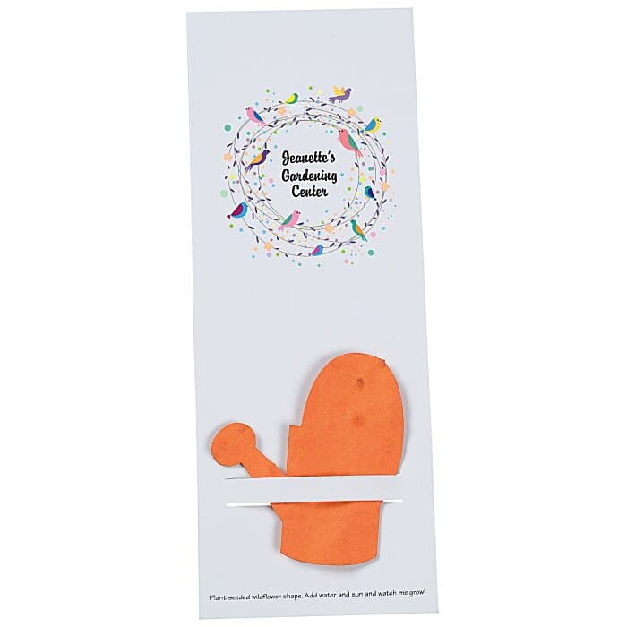 Plant-A-Shape Flower Seed Bookmark - Watering Can