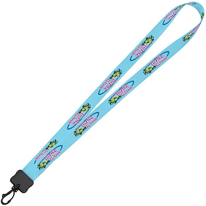 Dye-Sub Lanyard - 3/4 inches - 32 inches - Plastic Swivel Snap Hook