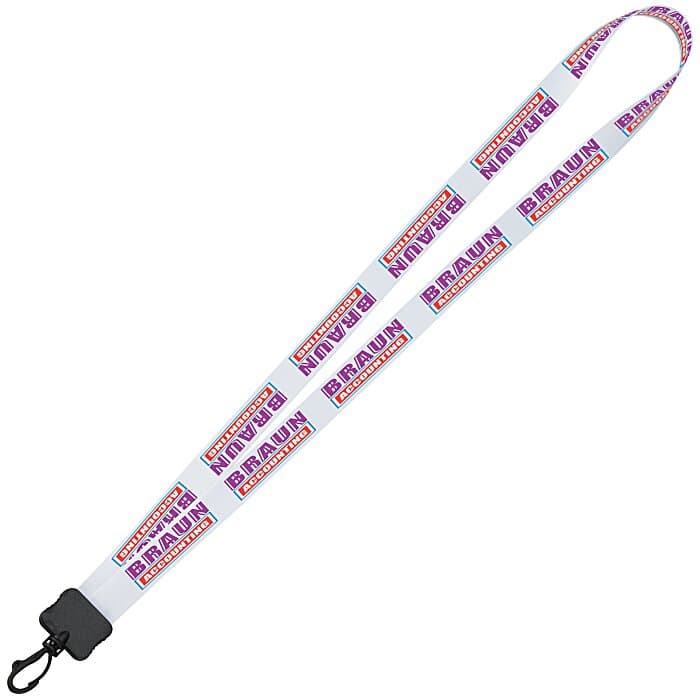 Dye-Sub Lanyard - 3/4 inches - 36 inches - Plastic Swivel Snap Hook