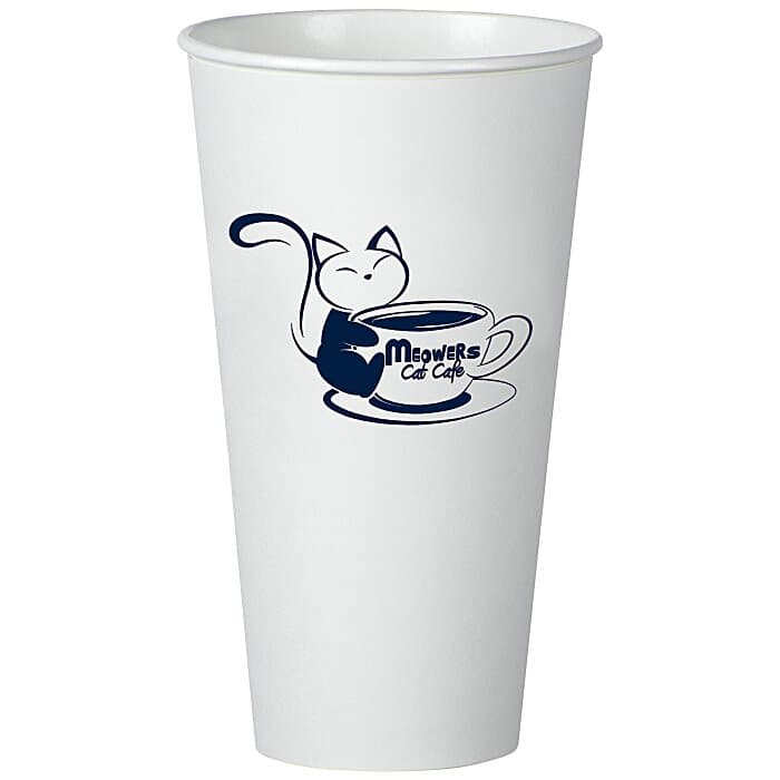 Insulated Paper Travel Cup - 20 oz - Low Qty