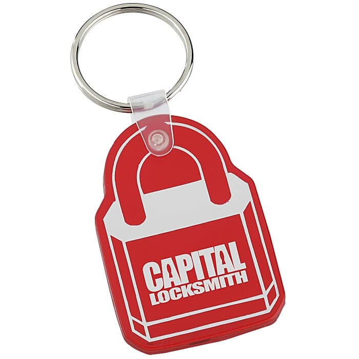 Lock Soft Keychain - Translucent