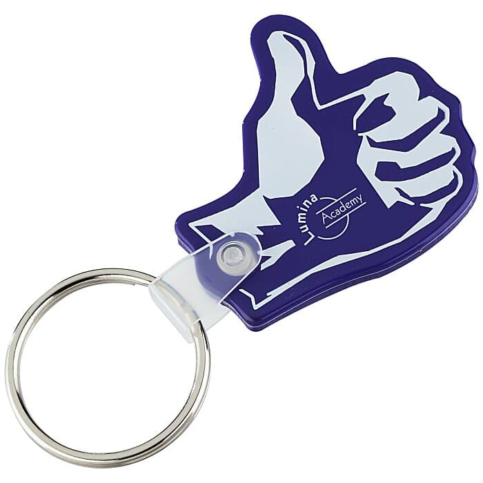 Thumbs Up Soft Keychain - Opaque