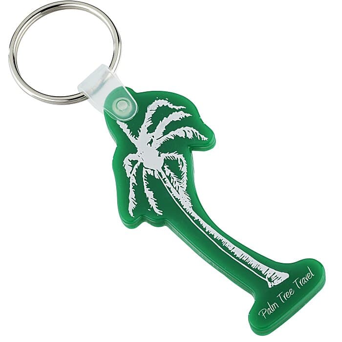 Palm Tree Soft Keychain - Opaque