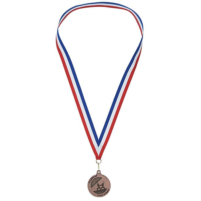 2-inch Econo Medal with Ribbon - Round