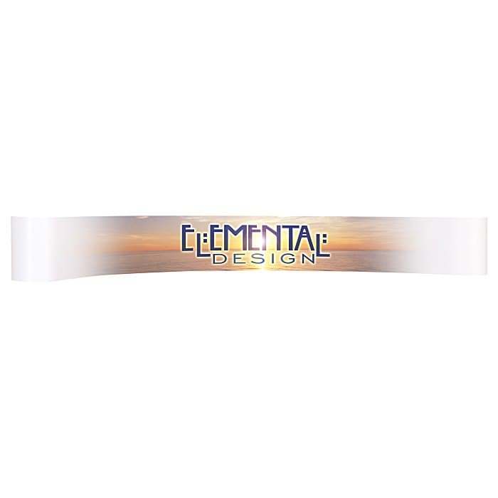 Deluxe Curved Floor Display - 10' - Header - Replacement Graphic