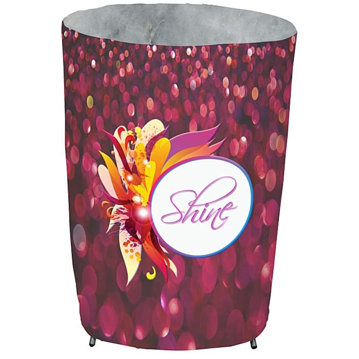 Serged Fitted Round Table Cover - 42 inches - Full Color