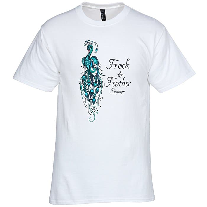 Hanes Beefy-T - Full Color - White