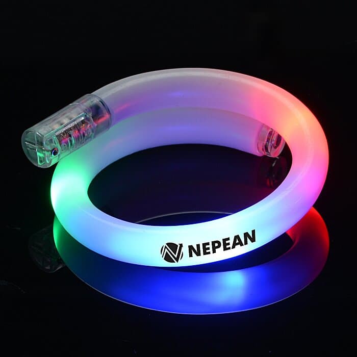 Flashing LED Tube Bracelet - Multicolor