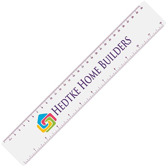 Flexible Plastic Ruler - 12 inches
