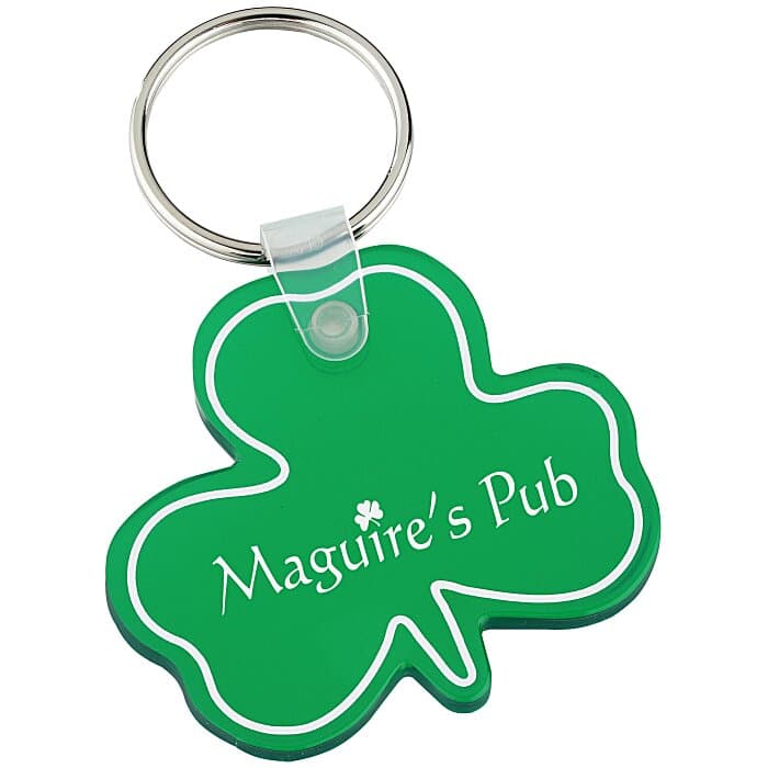 Shamrock Soft Keychain - Translucent