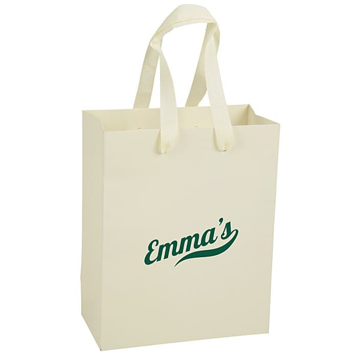 Kraft Eurotote with Woven Handle - 10 inches x 8 inches
