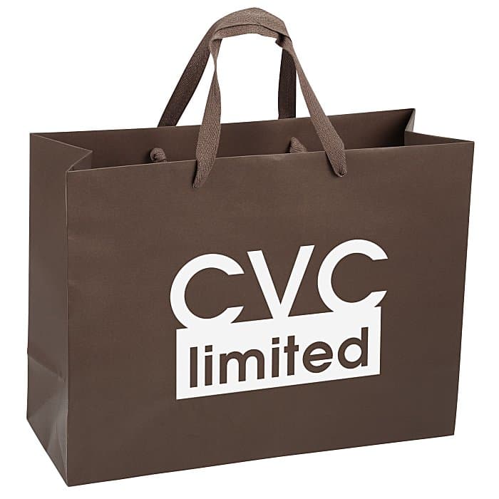 Kraft Eurotote with Woven Handle - 12 inches x 16 inches