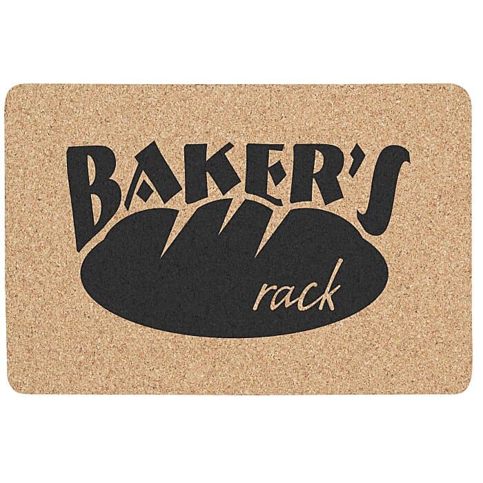 Large Cork Coaster - Rectangle - 4 inches x 6 inches