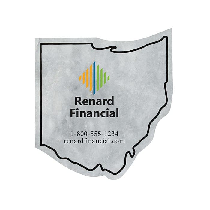 Flat Flexible Magnet - State - Ohio - 30 mil