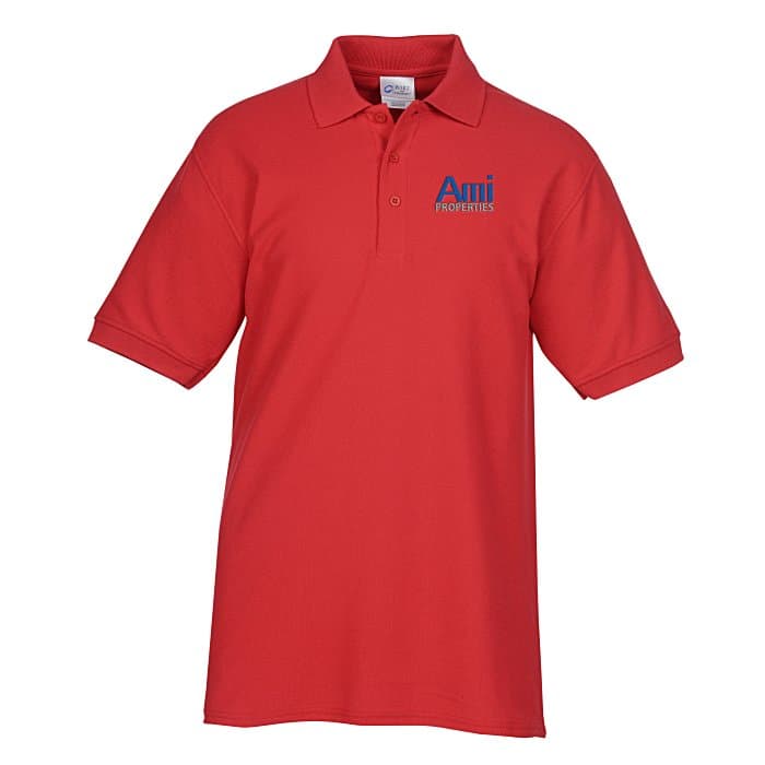 Soil Release Blend Pique Polo - Men's
