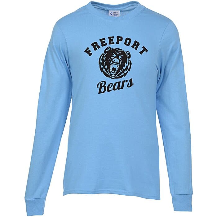 Port 50/50 Blend Long Sleeve T-Shirt - Screen